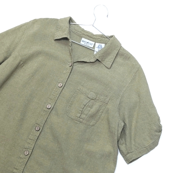 White Stag | Linen Blend Top | Quiet Luxury | Beach | Boho | Hippie | Chic | - Picture 2 of 4